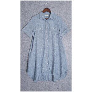 EVERLANE Daytripper Shirt Dress European Flax Linen Lagenlook Oversized Small
